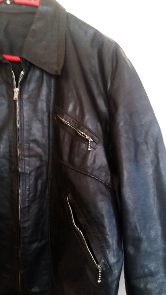 Vella geniune leather super sportswear riders bikers jacket - original label - vintage - size 107 cm