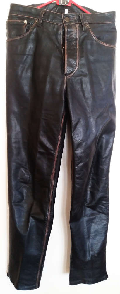 Bikers pants - unisex - soft leather - lined