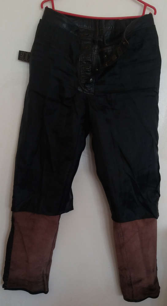 Bikers pants - unisex - soft leather - lined