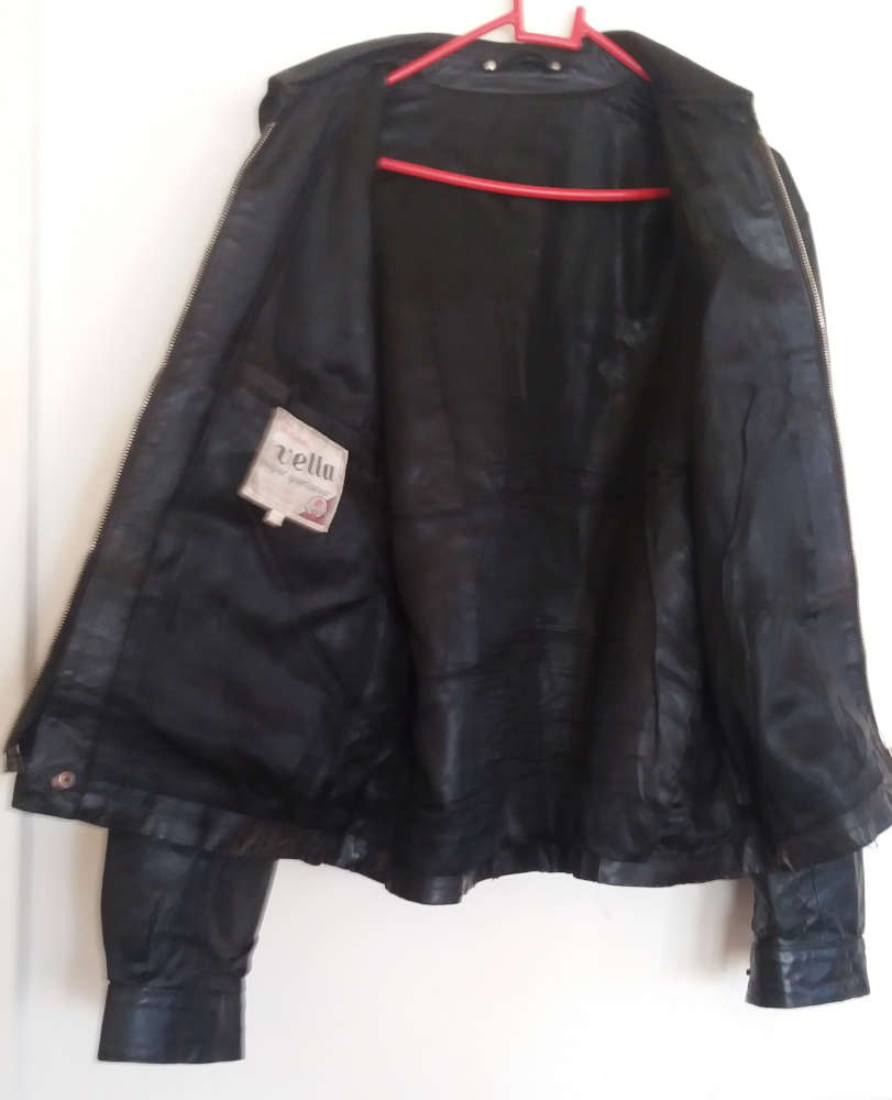 Vella geniune leather super sportswear riders bikers jacket - original label - vintage - size 107 cm