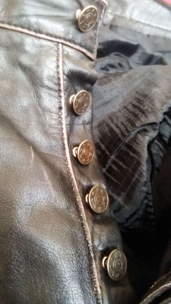 Bikers pants - unisex - soft leather - lined