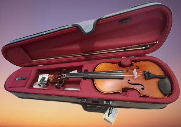 Sandner SV-2 4/4 full size violin in case - made in Germany