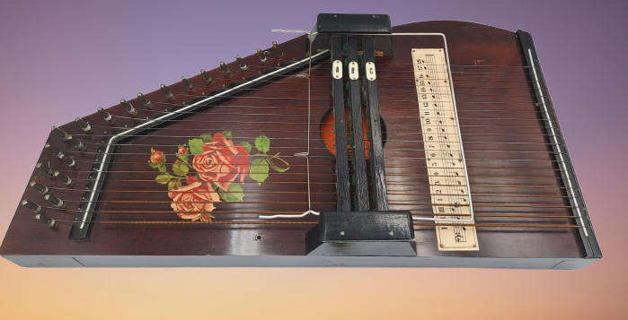 Antique Rosen Autoharp Circa 1888 by Charles Zimmerman -Made in Germany