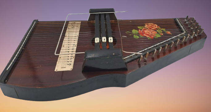 Antique Rosen Autoharp Circa 1888 by Charles Zimmerman -Made in Germany