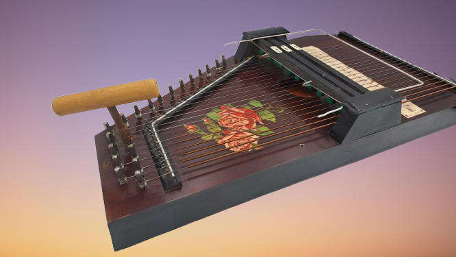 Antique Rosen Autoharp Circa 1888 by Charles Zimmerman -Made in Germany