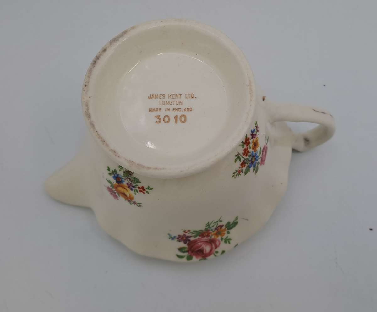 Vintage James Kent Ltd. Longton No 3010 Creamer -Made in England
