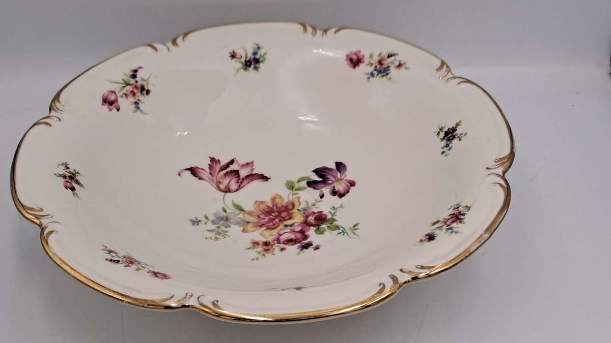 Large Vintage Alka Bavaria Meissen Footed Center Piece -Made in Germany