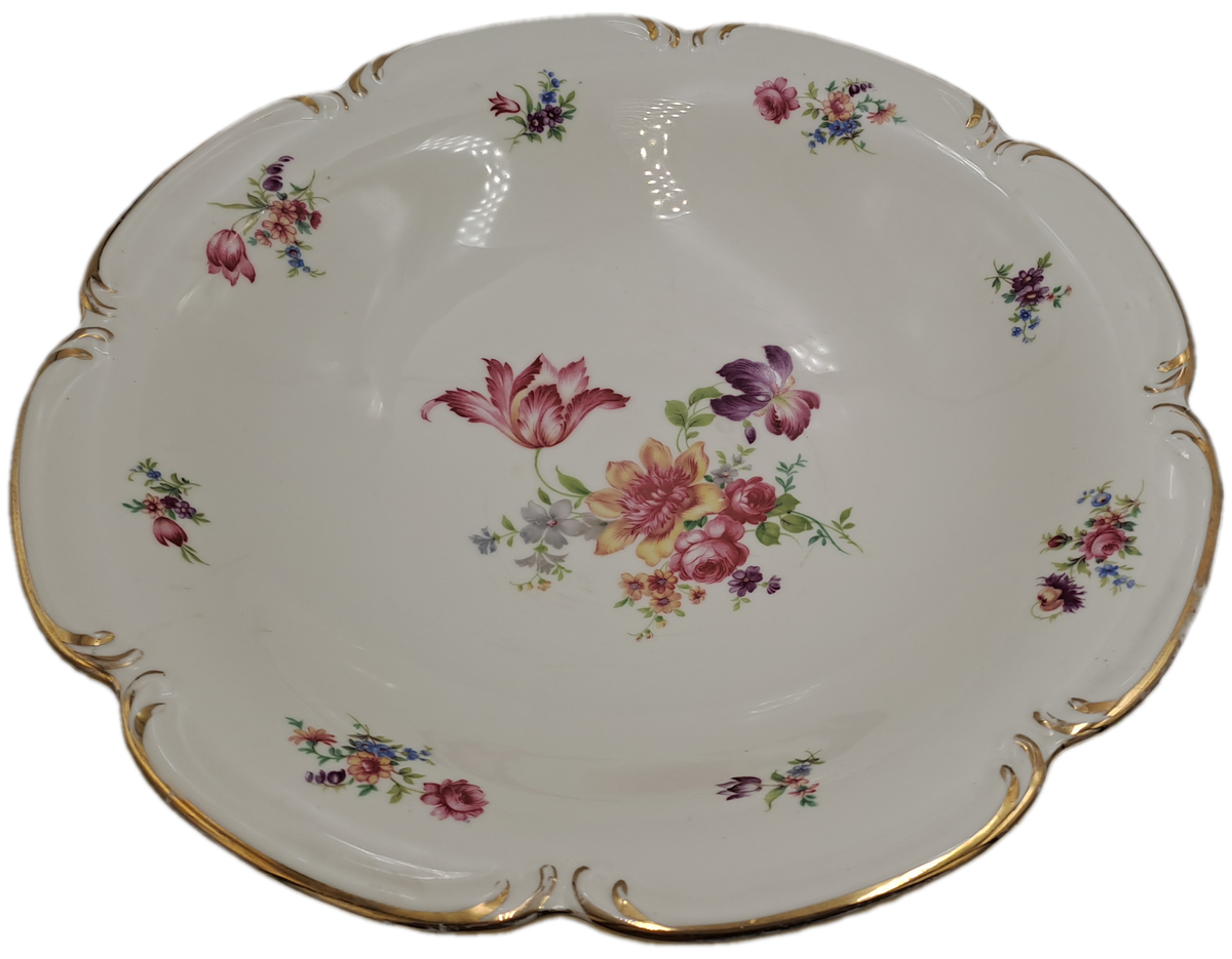 Large Vintage Alka Bavaria Meissen Footed Center Piece -Made in Germany