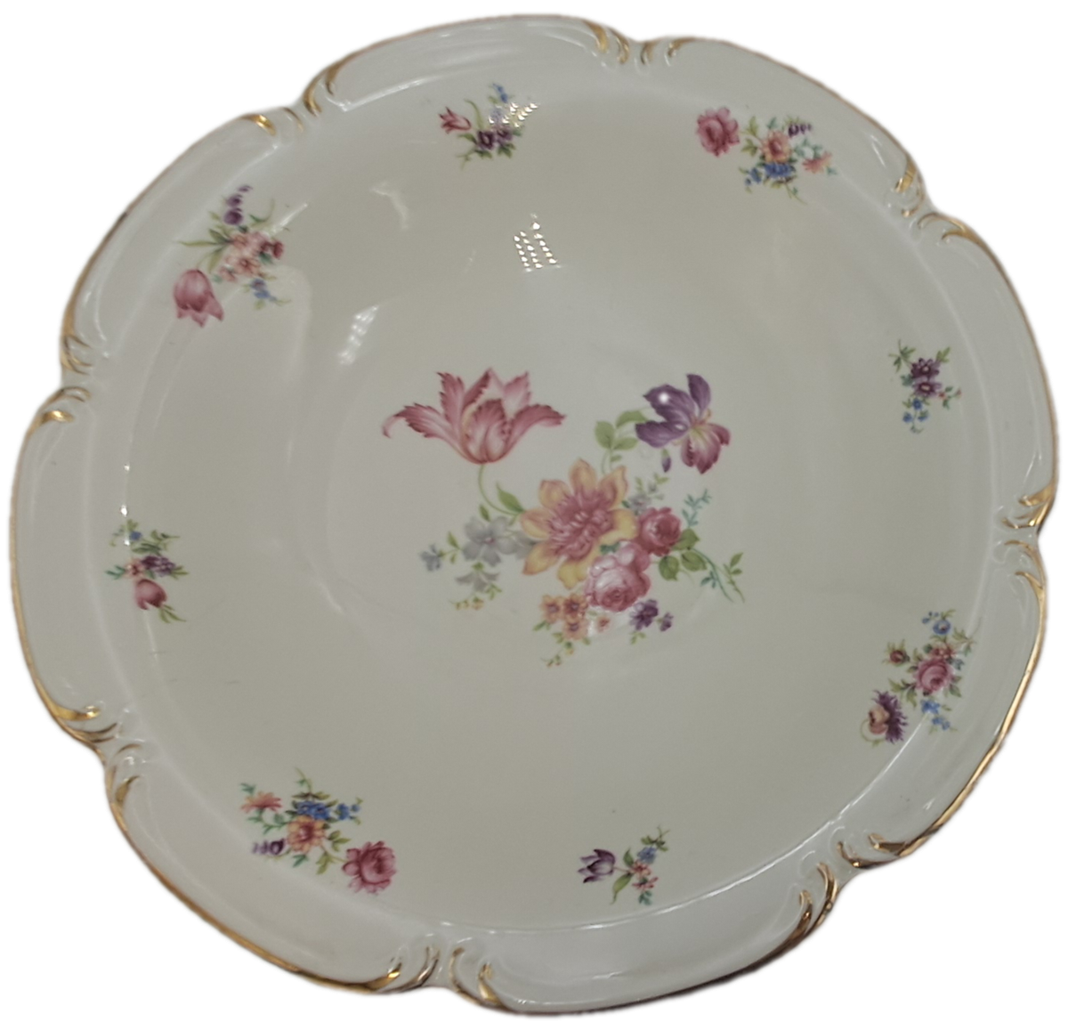 Large Vintage Alka Bavaria Meissen Footed Center Piece -Made in Germany