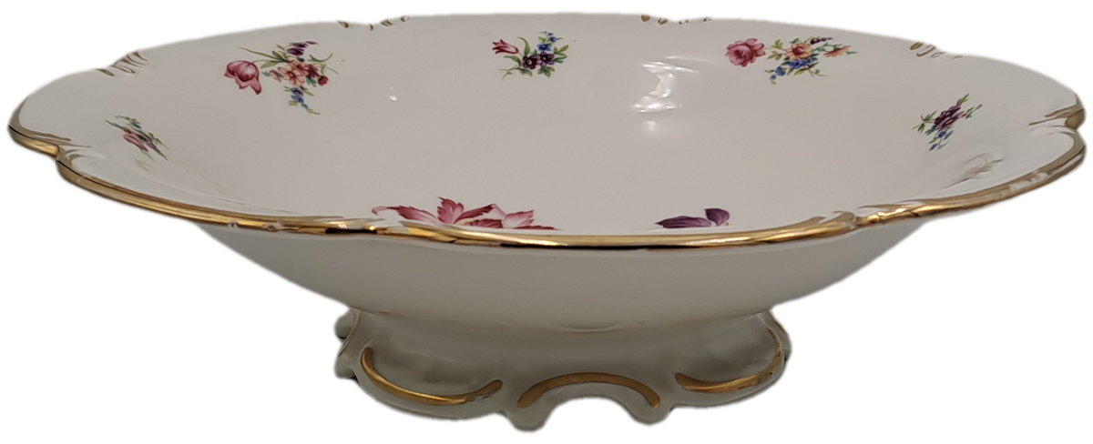 Large Vintage Alka Bavaria Meissen Footed Center Piece -Made in Germany