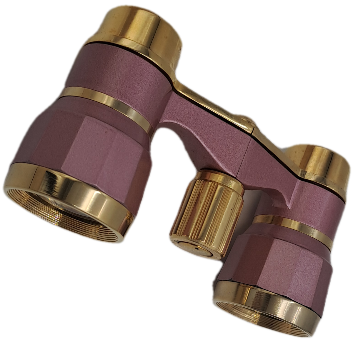 Vintage 3X25 Shin Han Pink Opera Glasses Boxed with cleaning cloth