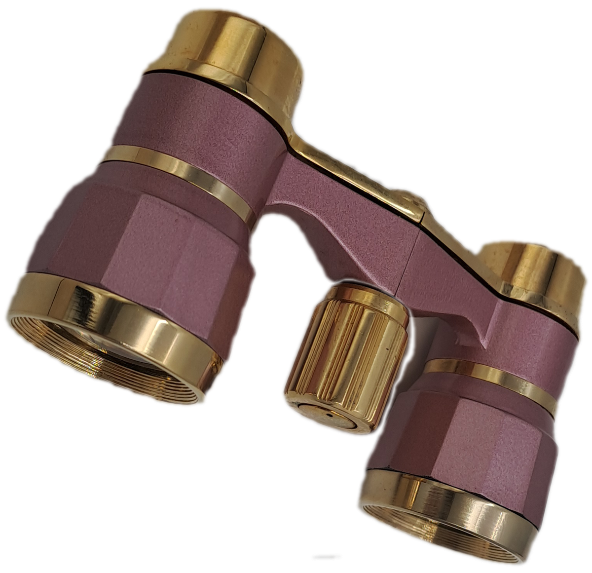 Vintage 3X25 Shin Han Pink Opera Glasses Boxed with cleaning cloth