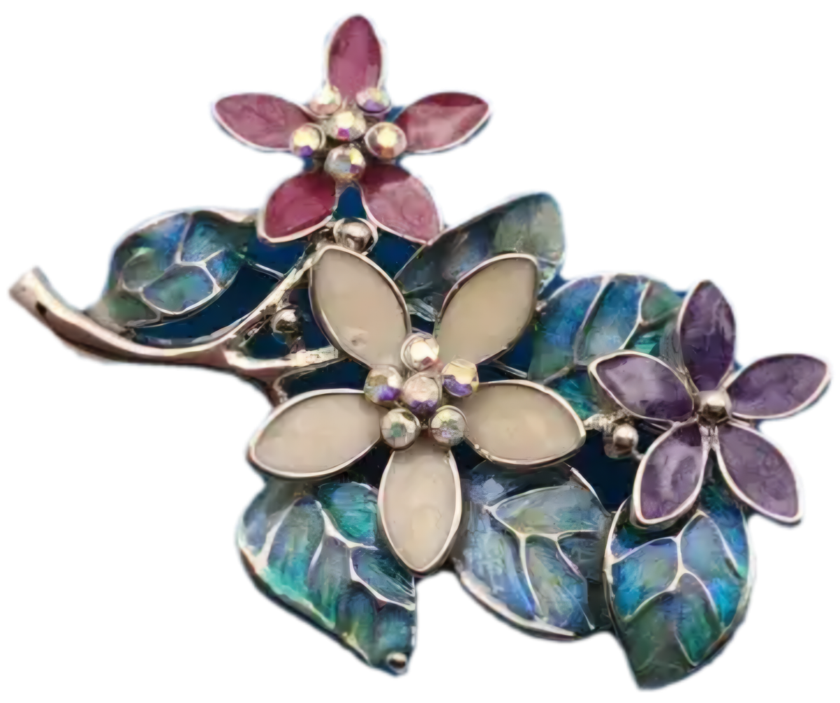 Indulgence metal Brooch still in Box  65x50mm