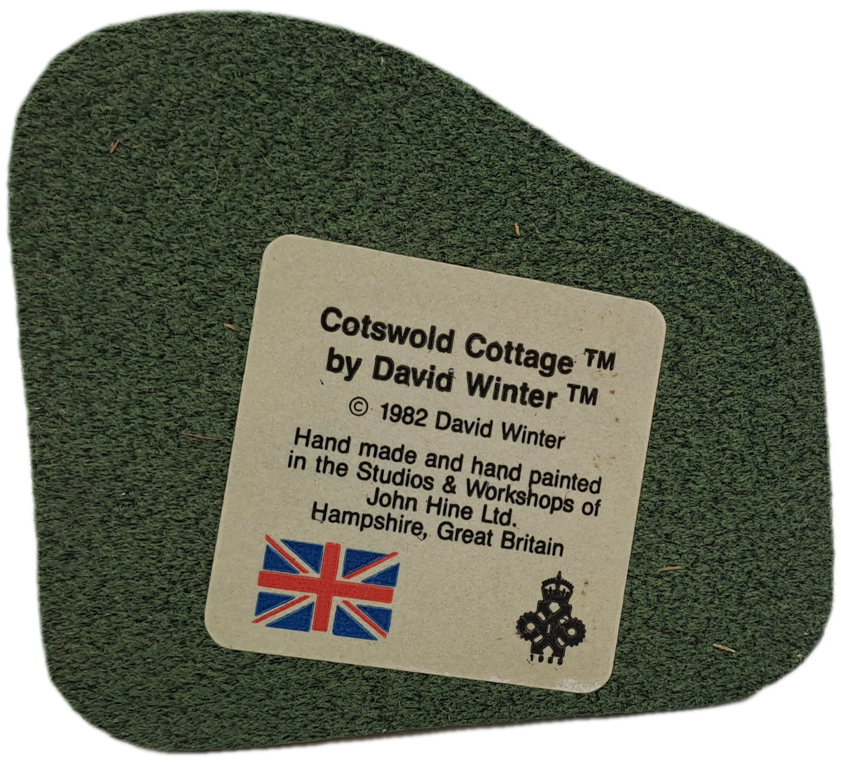 1982 David Winter Cottage Collection "Cotsworld Cottage" Hand Made In Great Britain.