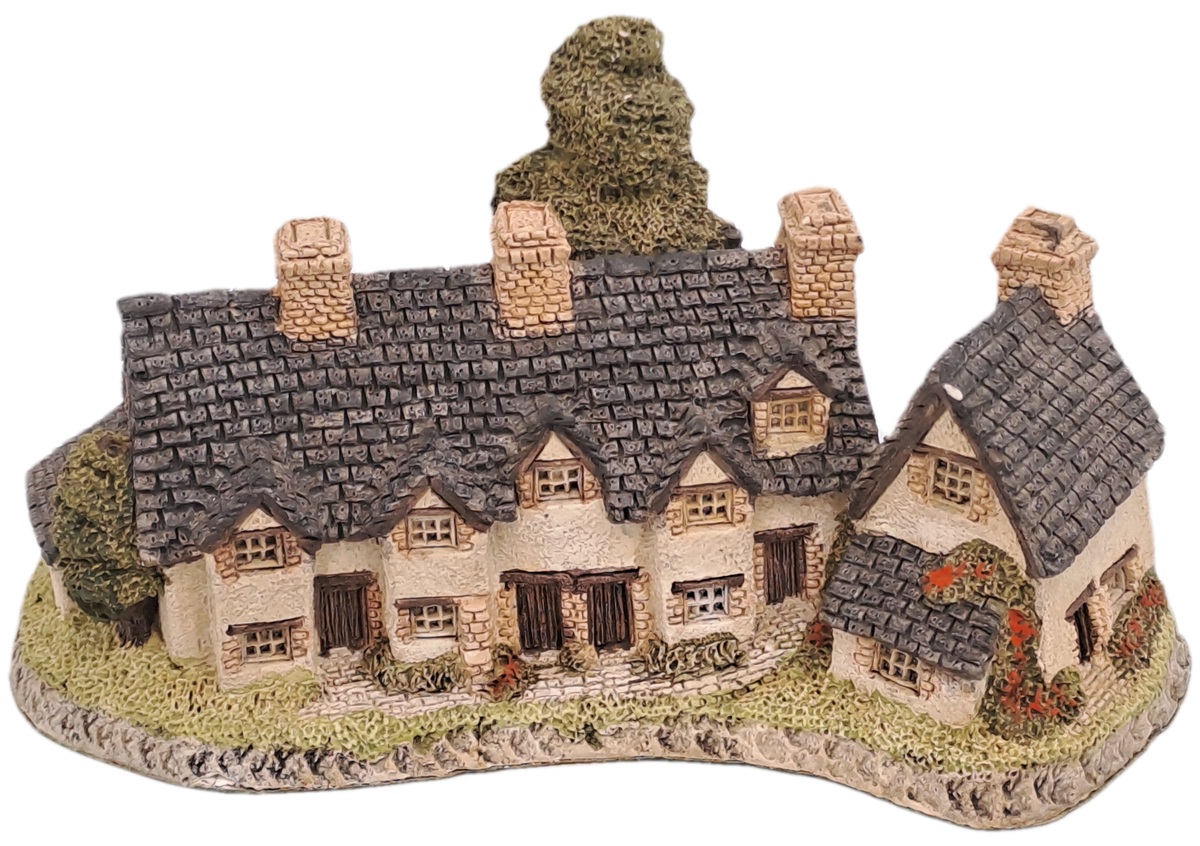 1985 David Winter Cottage Collection"Craftsmens Cottage" Hand Made In Great Britain.