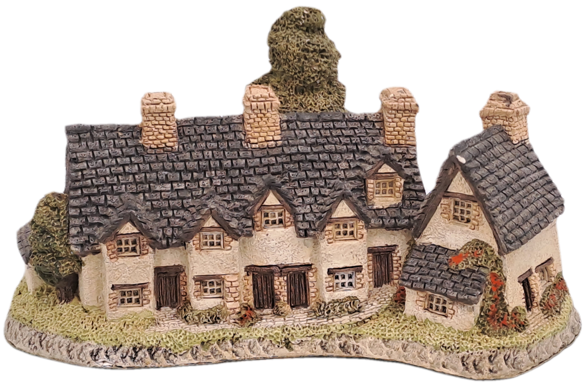 1985 David Winter Cottage Collection"Craftsmens Cottage" Hand Made In Great Britain.