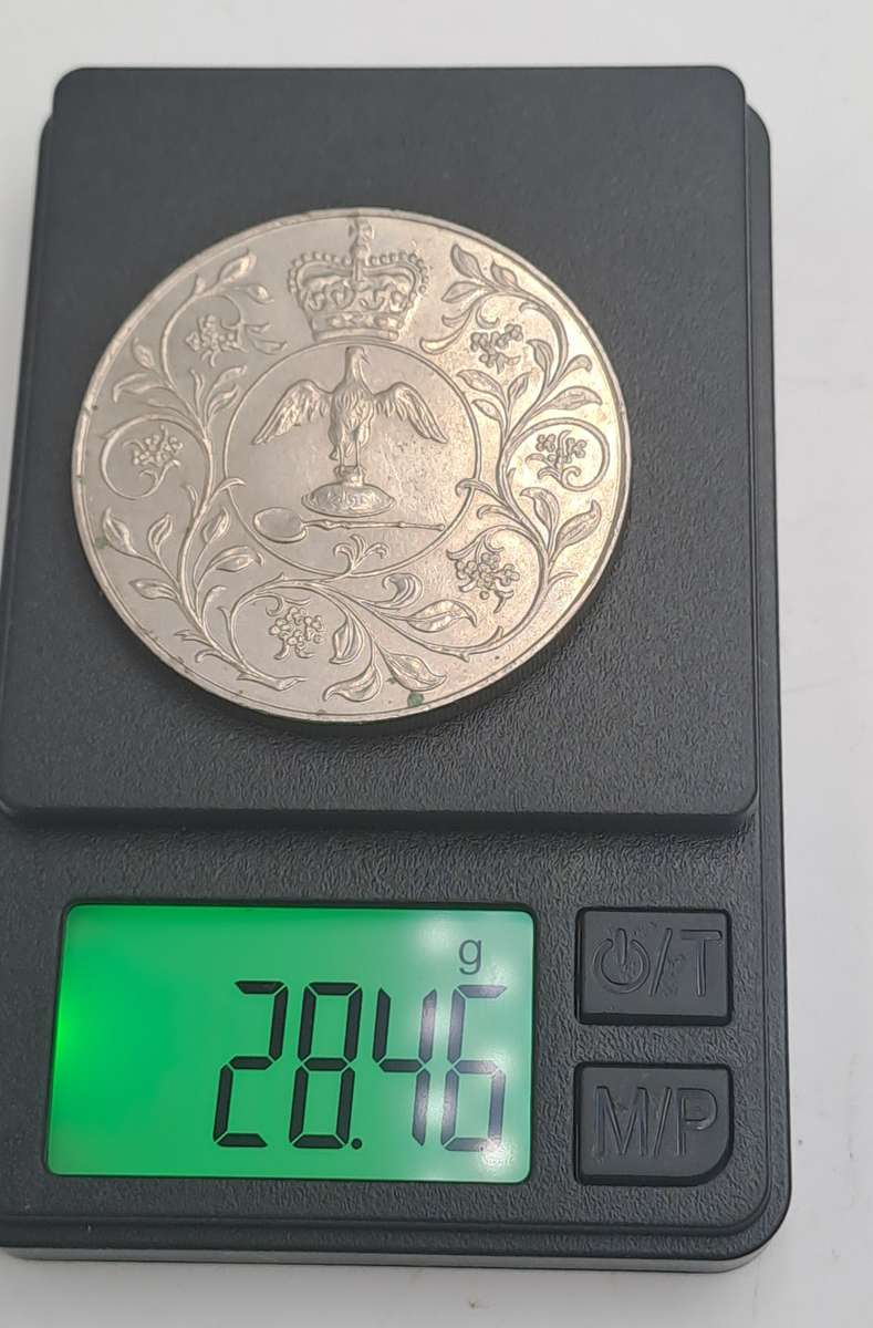 1977  United Kingdom 25 New Pence - Elizabeth II Silver Jubilee