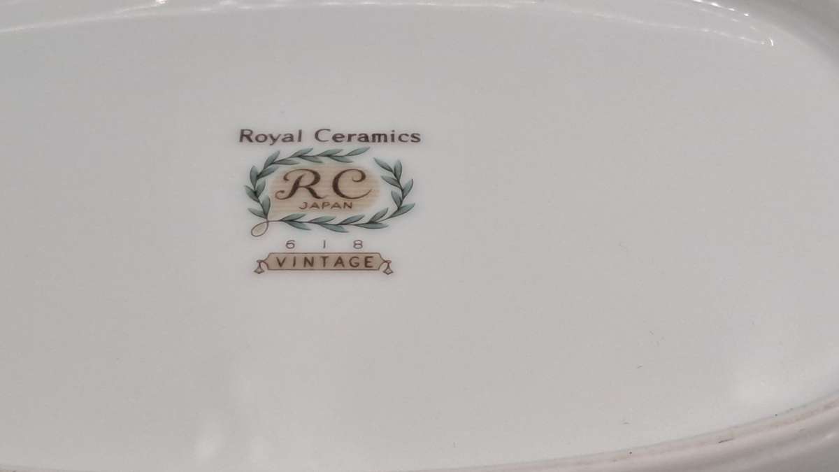 Rare!! 1950's Noritake "Vintage" 618 Royal Ceramic's -Divided Serving Bowl-  Made in JAPAN