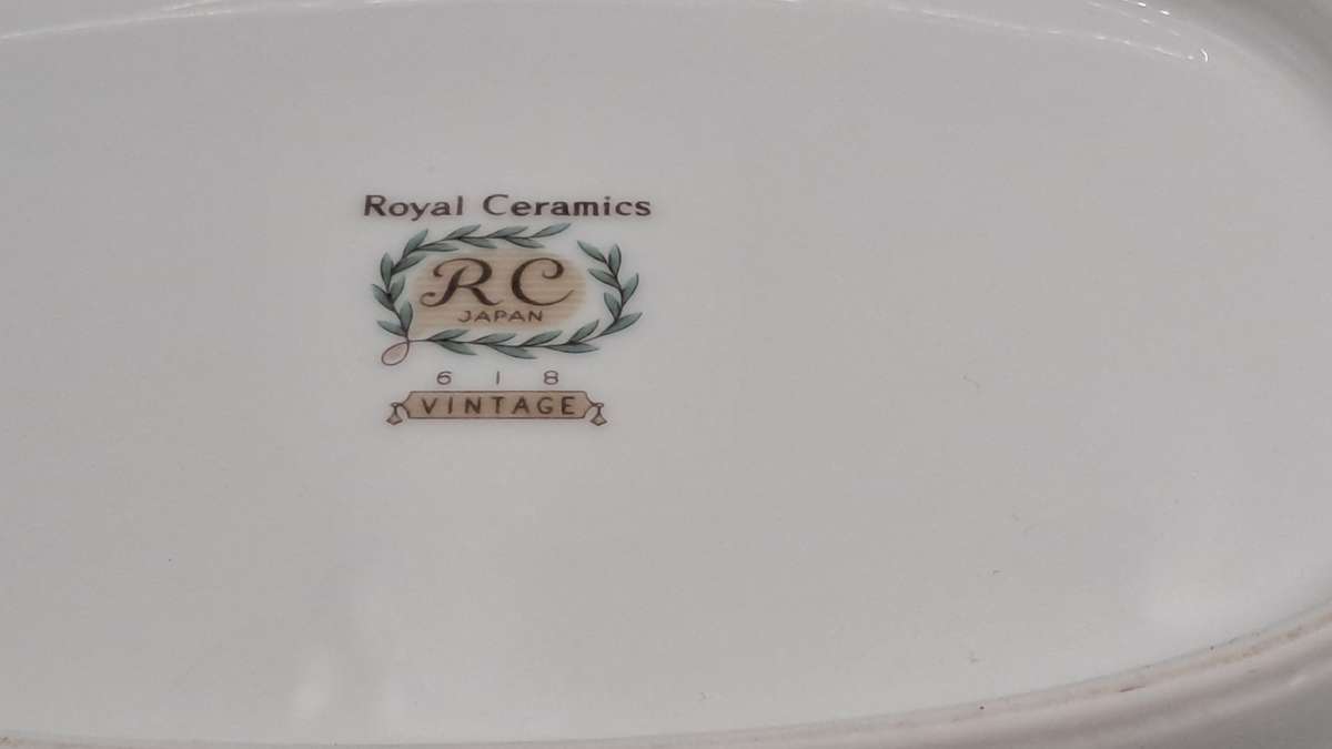 Rare!! 1950's Noritake "Vintage" 618 Royal Ceramic's -Serving Bowl-  Made in JAPAN