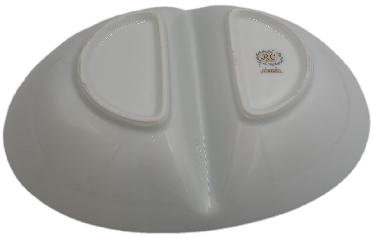 Rare!! 1950's Noritake "Vintage" 618 Royal Ceramic's -Divided Serving Bowl-  Made in JAPAN