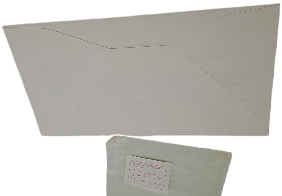 1986 ATM FDC + ATM Stamp of South Africa (1)  1986-2020. Mint -12 Available(Vending Machine Labels)