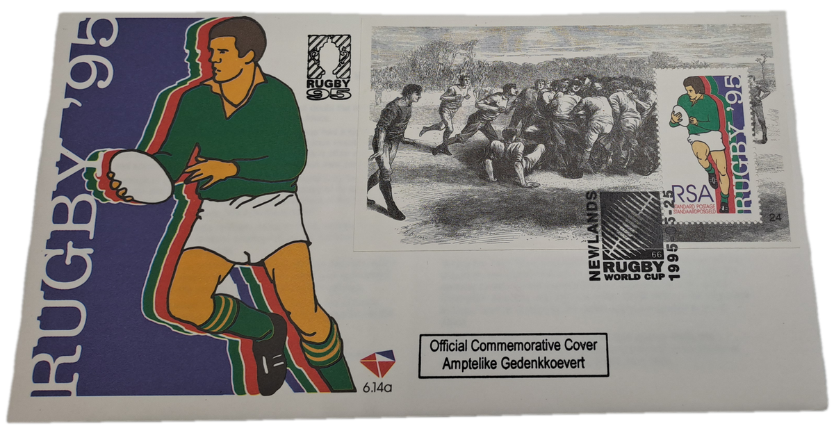 Rugby 1995 World Cup -FDC (First Day Cover) 6.14a 1995-05-25