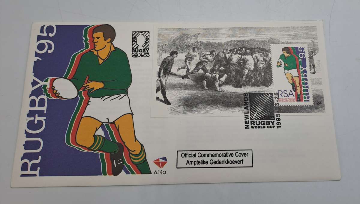 Rugby 1995 World Cup -FDC (First Day Cover) 6.14a 1995-05-25