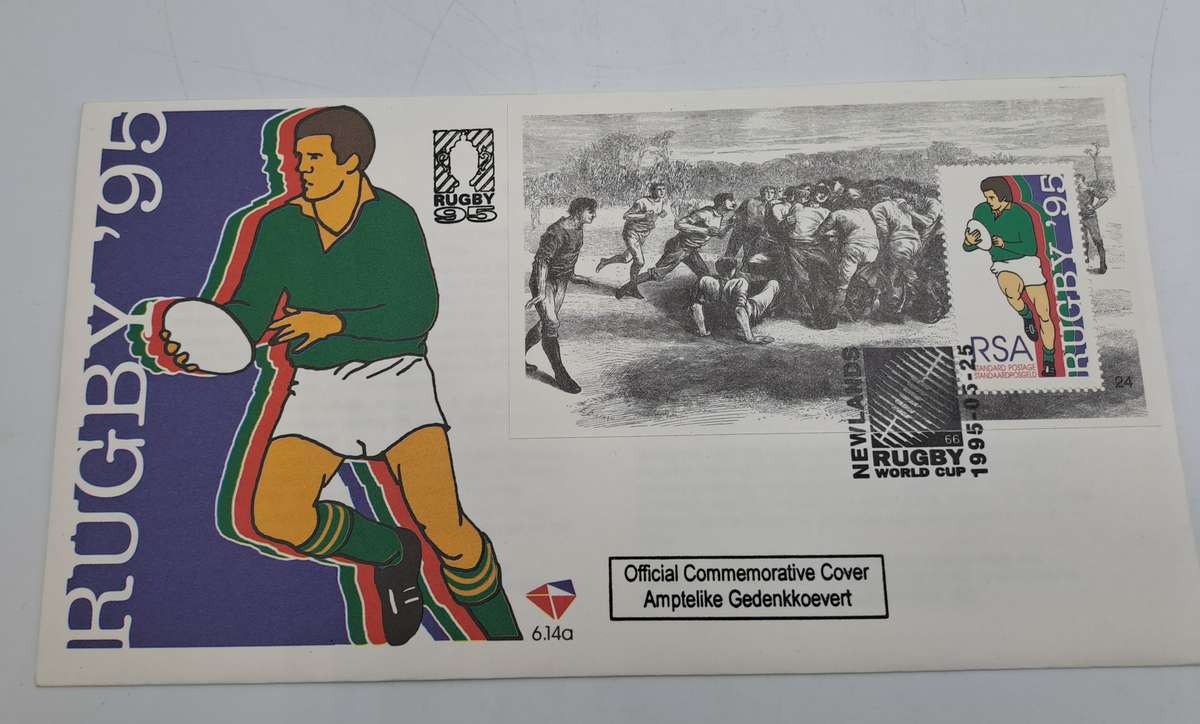 Rugby 1995 World Cup -FDC (First Day Cover) 6.14a 1995-05-25