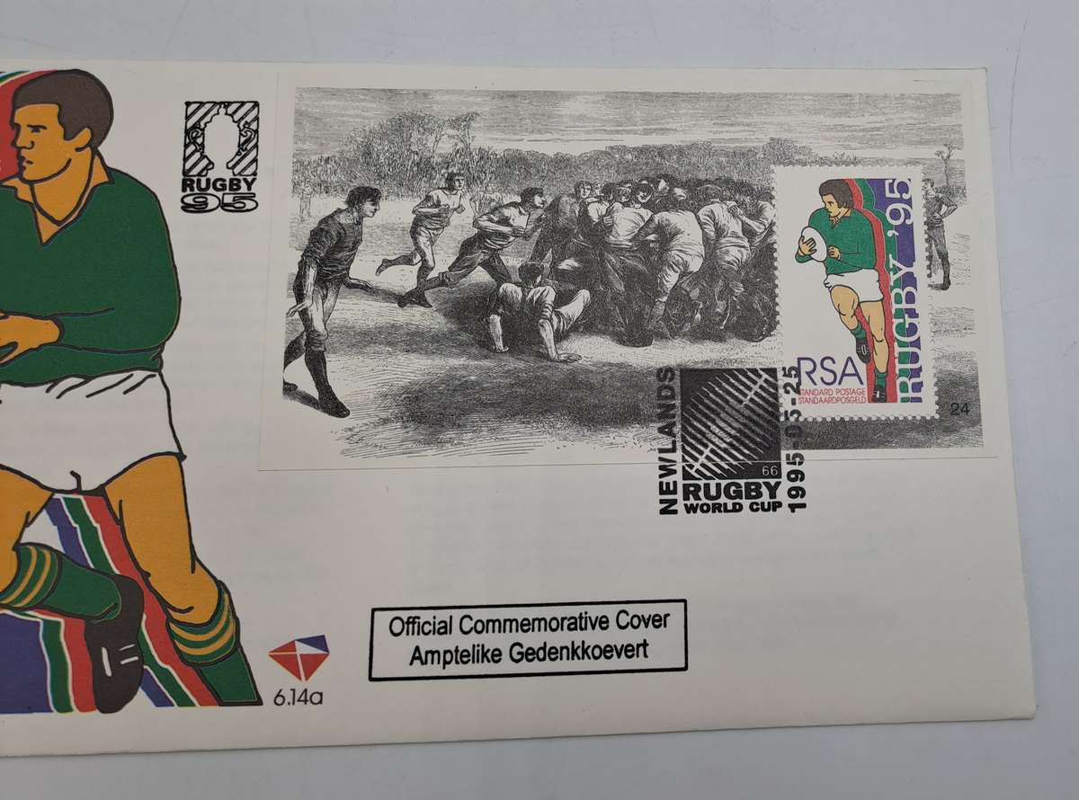 Rugby 1995 World Cup -FDC (First Day Cover) 6.14a 1995-05-25