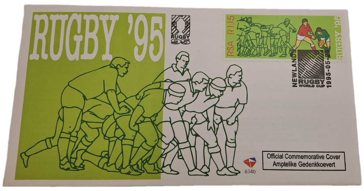 Rugby 1995 World Cup -FDC (First Day Cover) 6.14b 1995-05-25