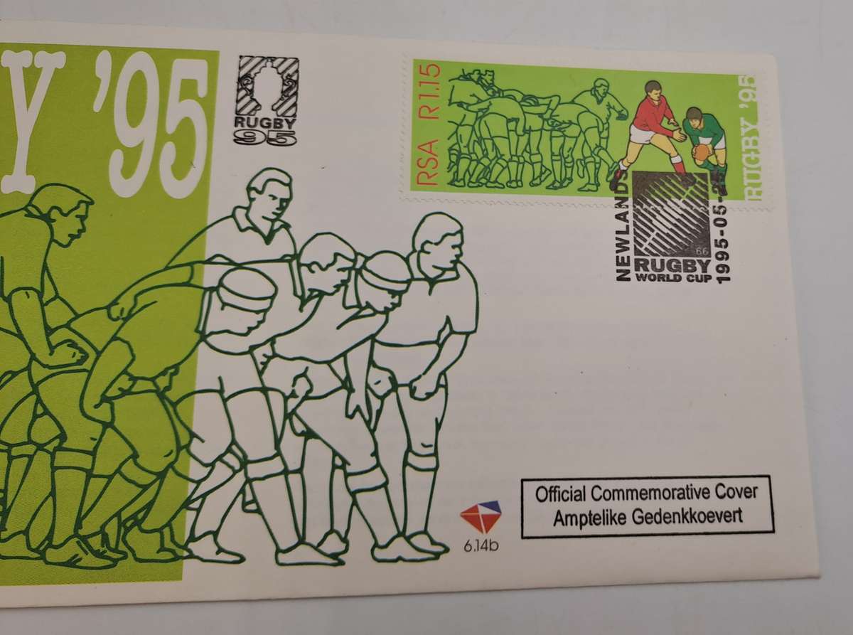 Rugby 1995 World Cup -FDC (First Day Cover) 6.14b 1995-05-25