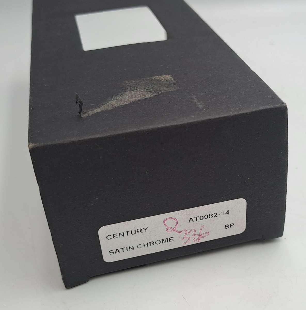 Pre-Owned Cross Century Satin Chrome Ball Pen in Box with sleeve -Ink Is Good