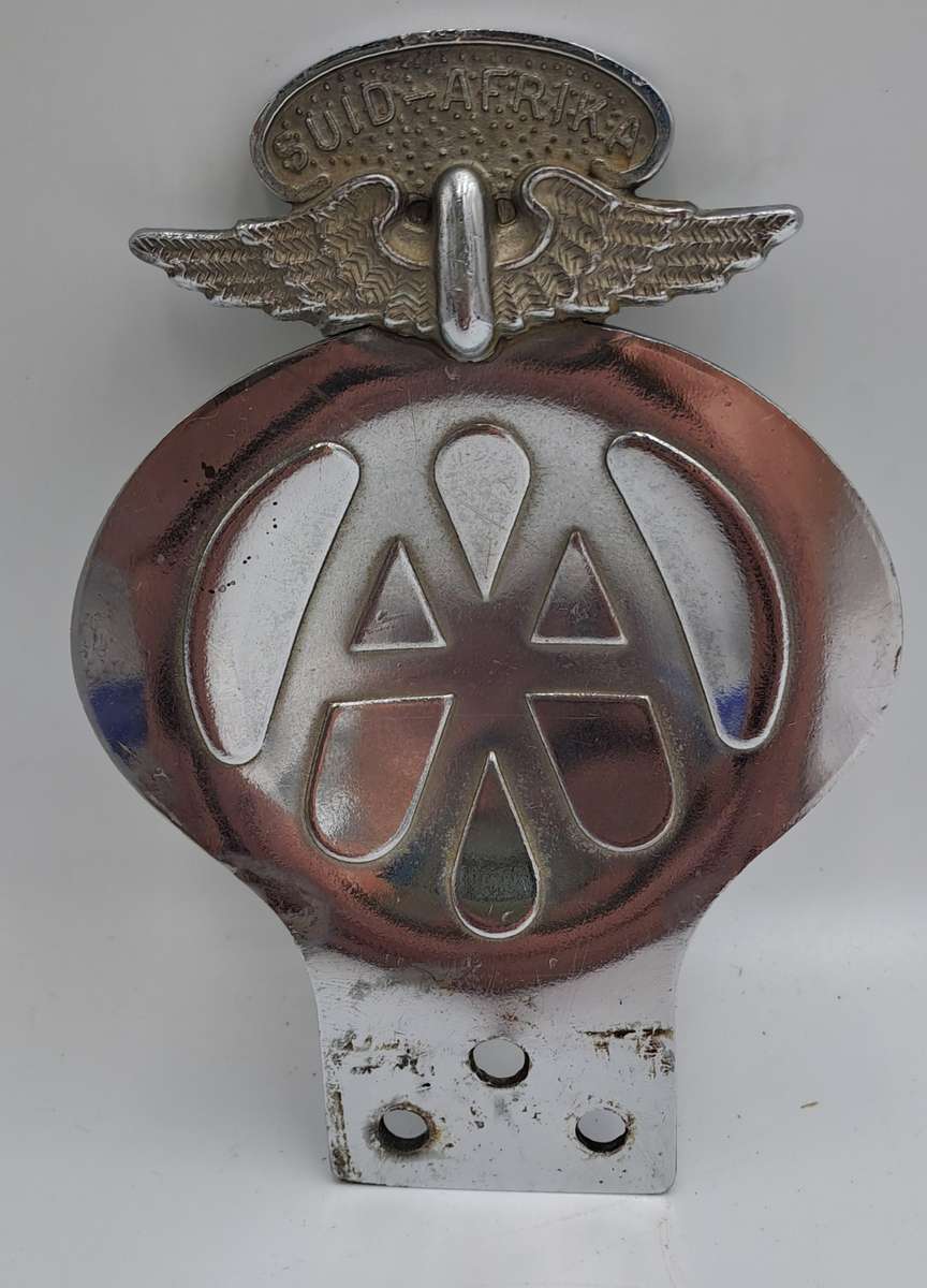 Vintage South Africa AA (Automobile association) Badge -No 82751
