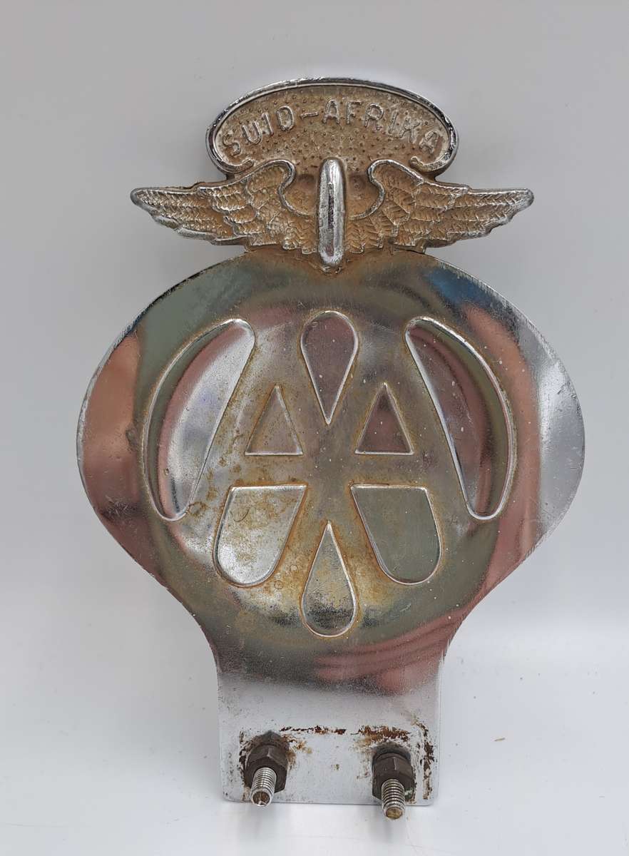 Vintage South Africa AA (Automobile association) Badge -
