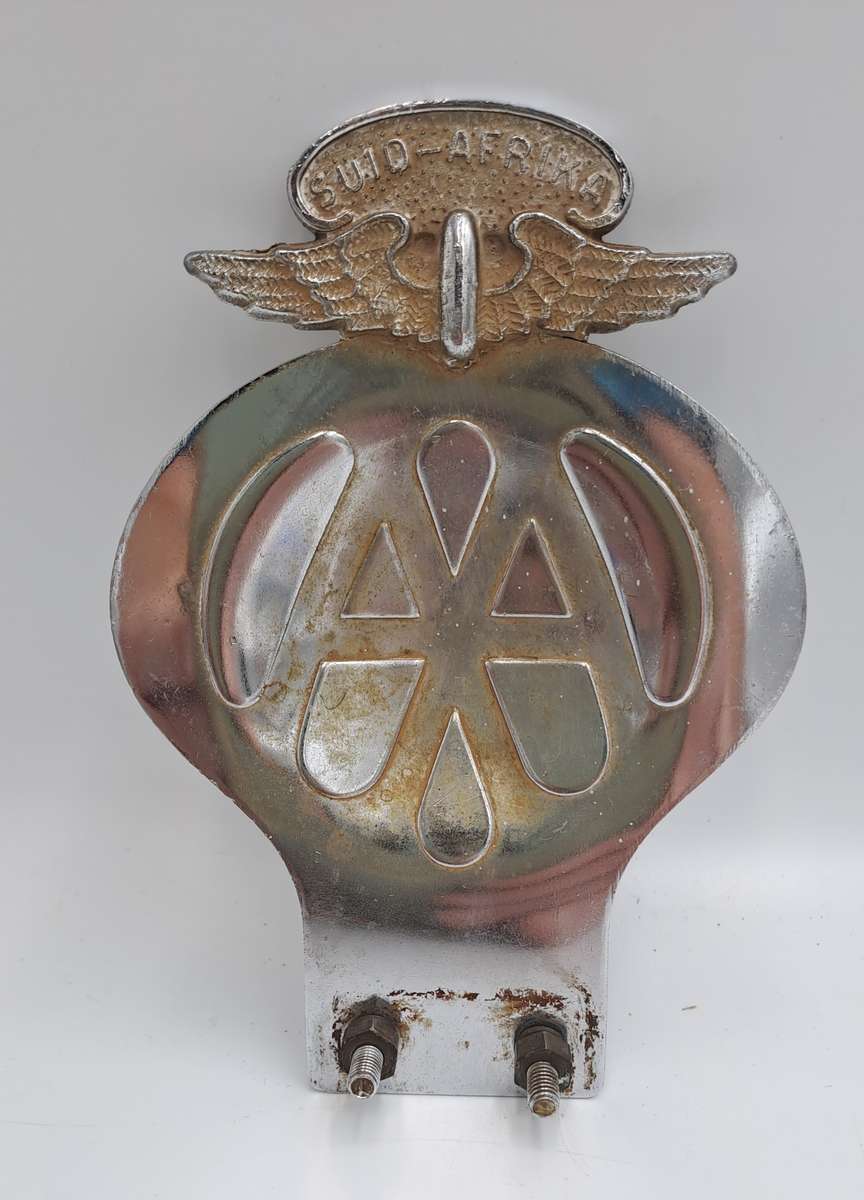 Vintage South Africa AA (Automobile association) Badge -