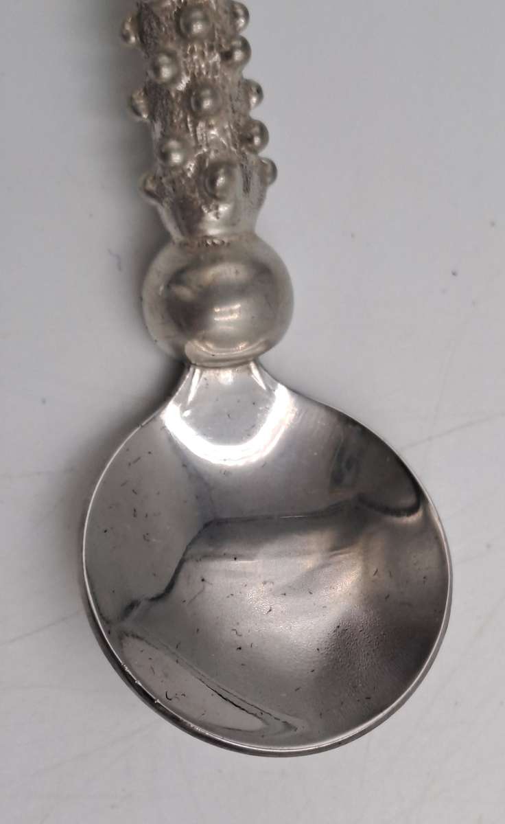 Pre-owned Diana Carmichael Designer Spoon -from Her Studded Collection -Pewter