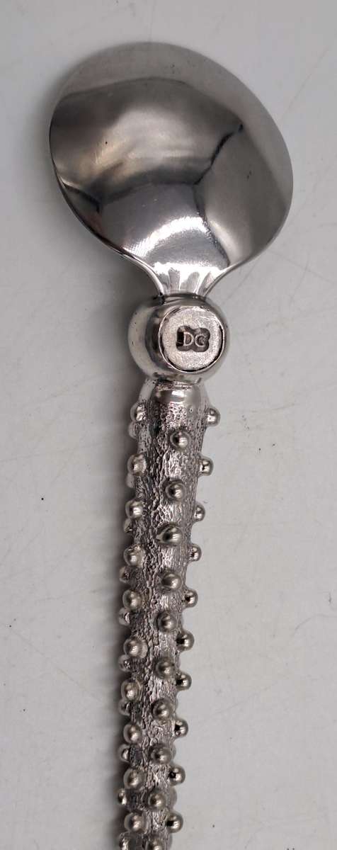 Pre-owned Diana Carmichael Designer Spoon -from Her Studded Collection -Pewter