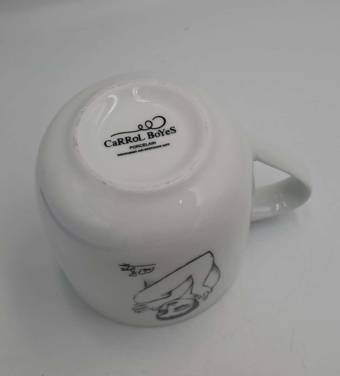 Carrol Boyes "Flutter" Designer Porcelain Mug-Sketchbook Collection  -Capacity: 340ml