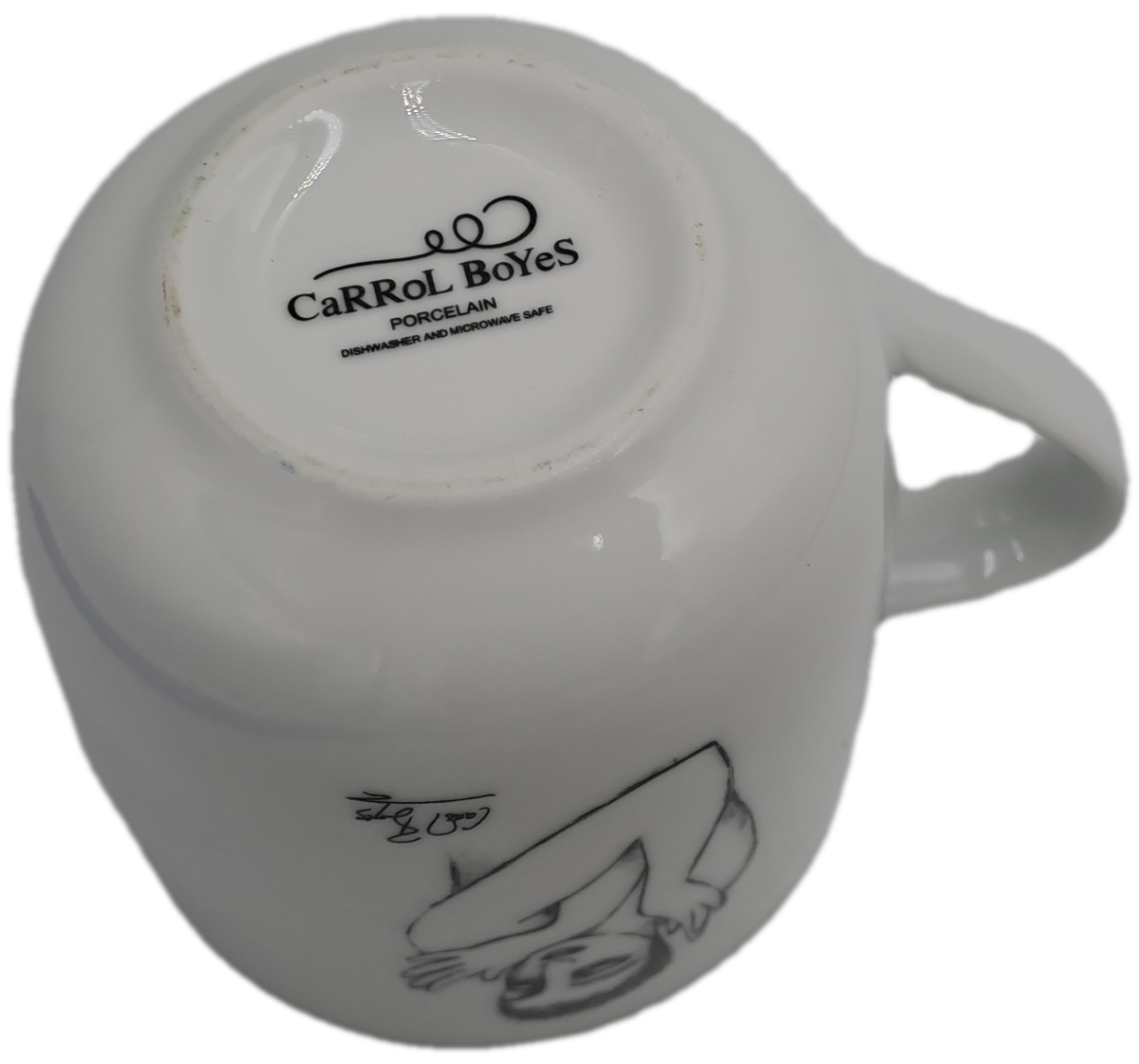 Carrol Boyes "Flutter" Designer Porcelain Mug-Sketchbook Collection  -Capacity: 340ml