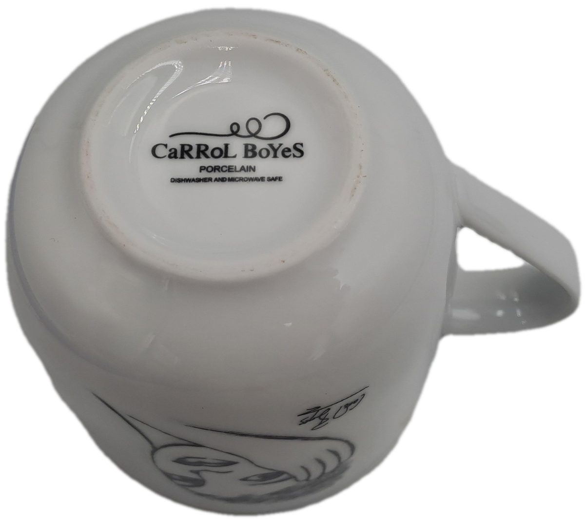 Carrol Boyes "Pillow Talk" Designer Porcelain Mug-Sketchbook Collection  -Capacity: 340ml