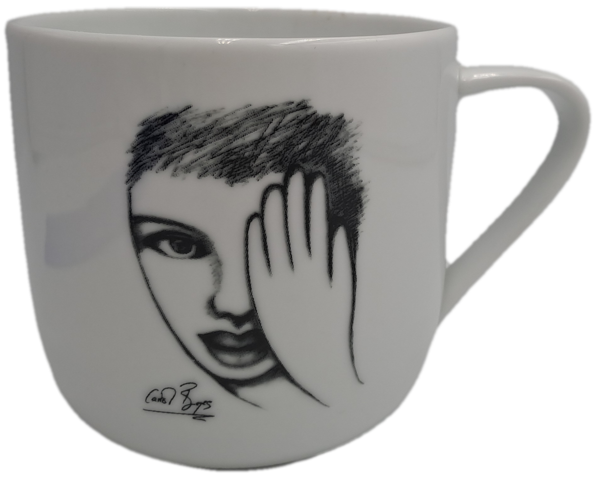 Carrol Boyes "Eye for Detail" Designer Porcelain Mug -Capacity: 340ml