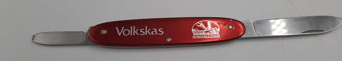 Pre-Owned Vintage Victorinox Folding Knive Switzerland- Volkskas Branded-arbeidsaamheid