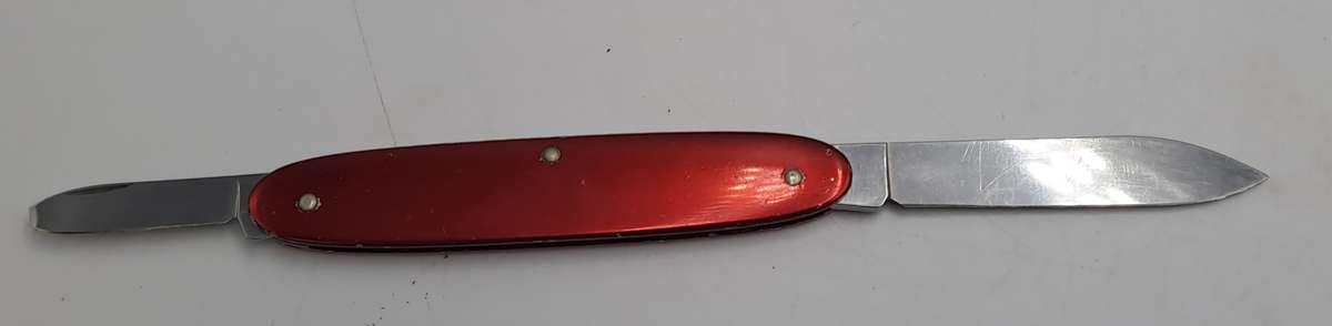 Pre-Owned Vintage Victorinox Folding Knive Switzerland- Volkskas Branded-arbeidsaamheid