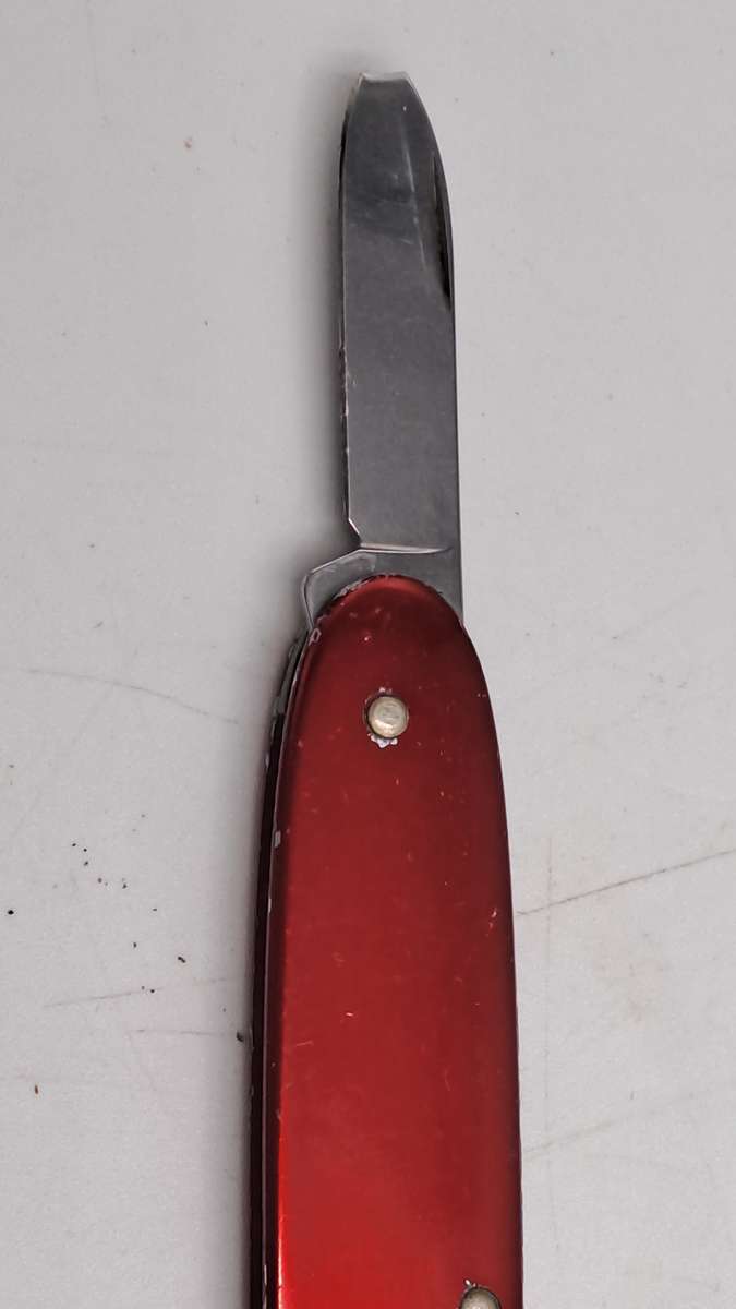 Pre-Owned Vintage Victorinox Folding Knive Switzerland- Volkskas Branded-arbeidsaamheid