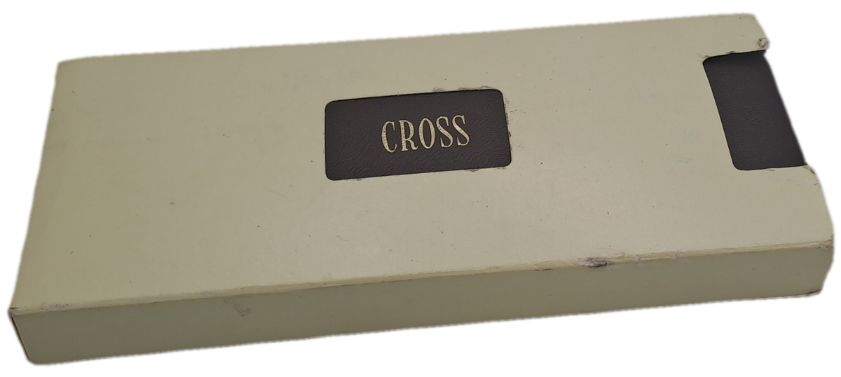 Pre-Owned  1/20 12 Gold Filled Cross Pen and Pencil set in Box with sleeve-Chevrolet Logo on Clip