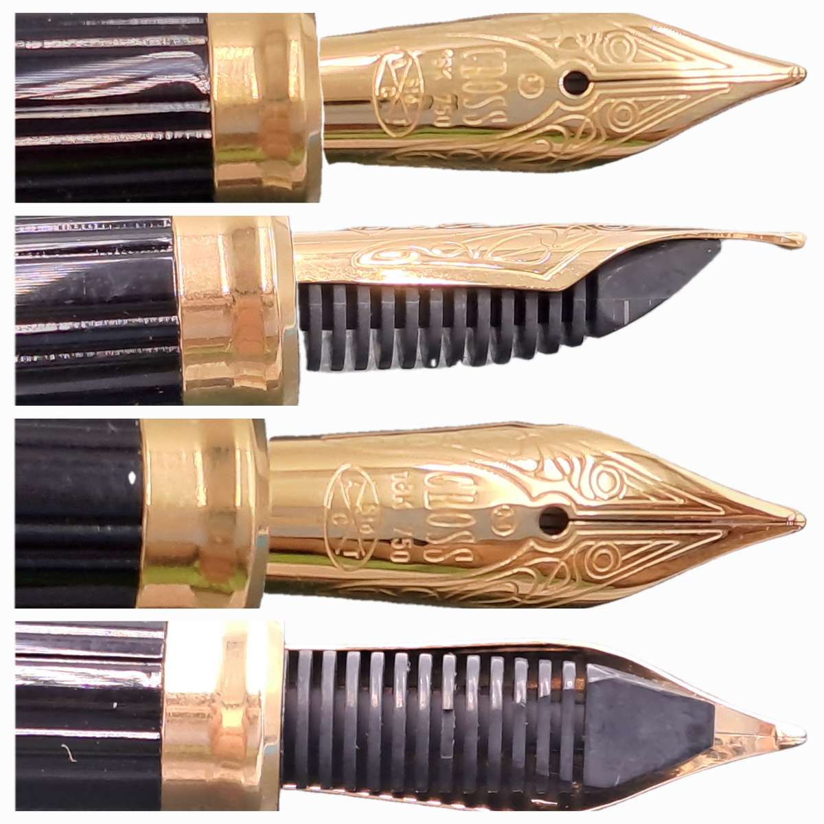 Pre-Owned 10kt Rolled Gold GROSS Fountain Pen with 18kt Gold Nip -Boxed