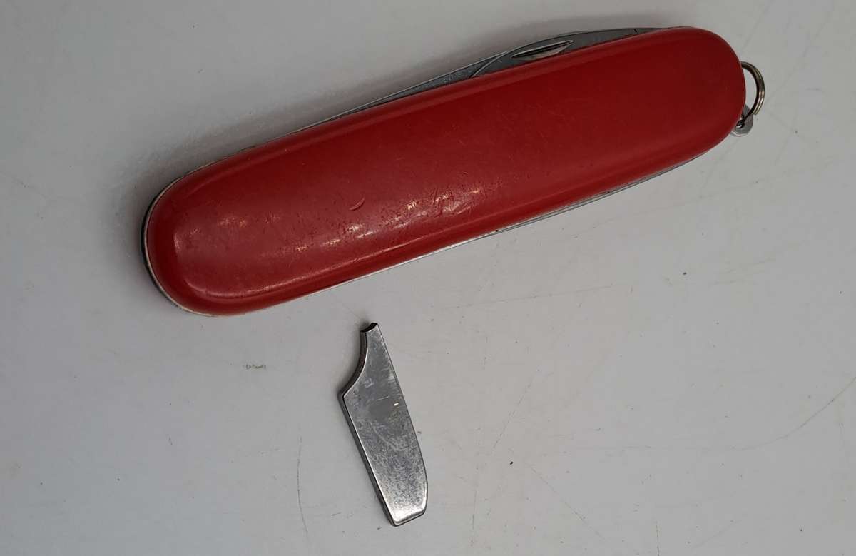 Vintage INOX Solingen Pocket Knife BROKEN BLADE -Southern Cross Fund Branded-Germany