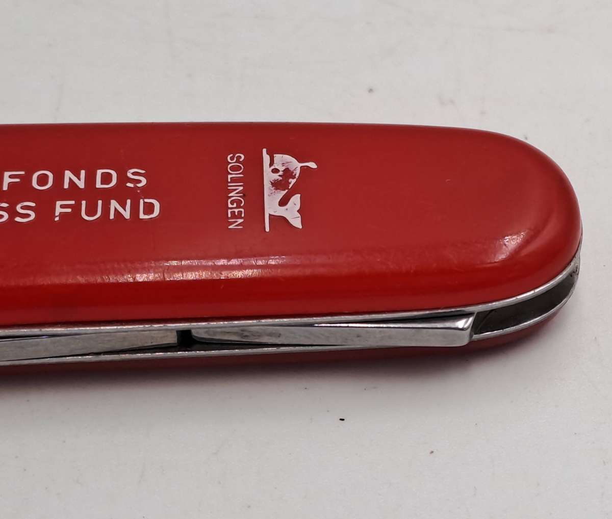 Vintage INOX Solingen Pocket Knife BROKEN BLADE -Southern Cross Fund Branded-Germany