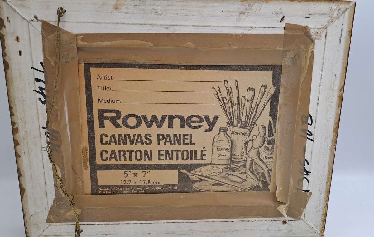 Vintage Original Framed Oil Painting by Artist Eileen J. ROGOFF is an artist born in 1942