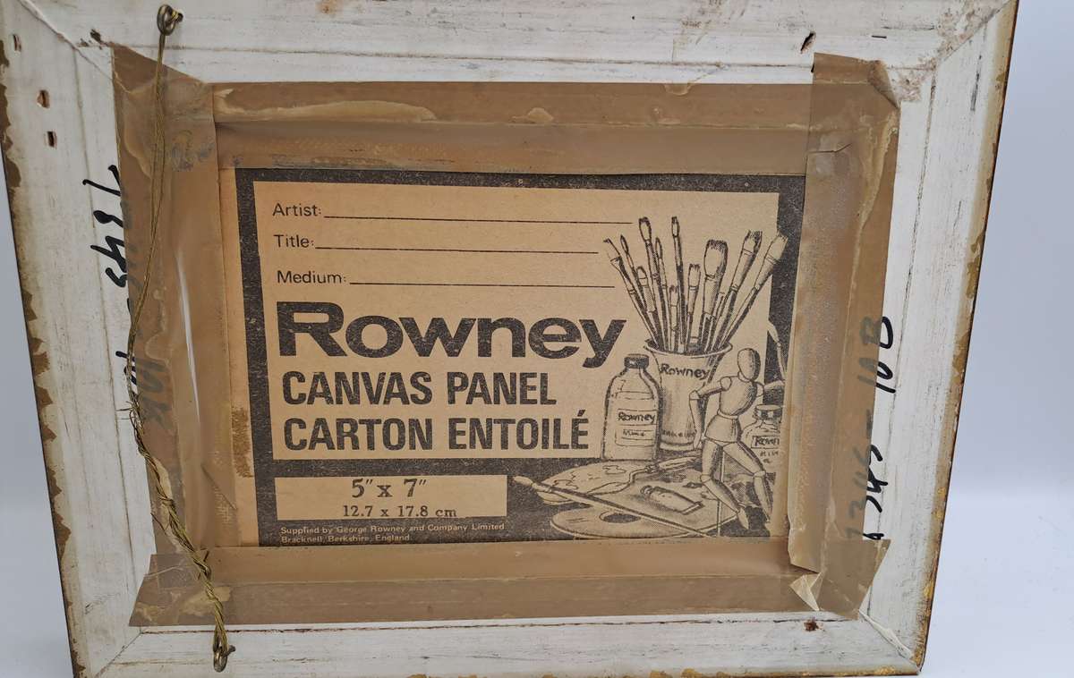 Vintage Original Framed Oil Painting by Artist Eileen J. ROGOFF is an artist born in 1942